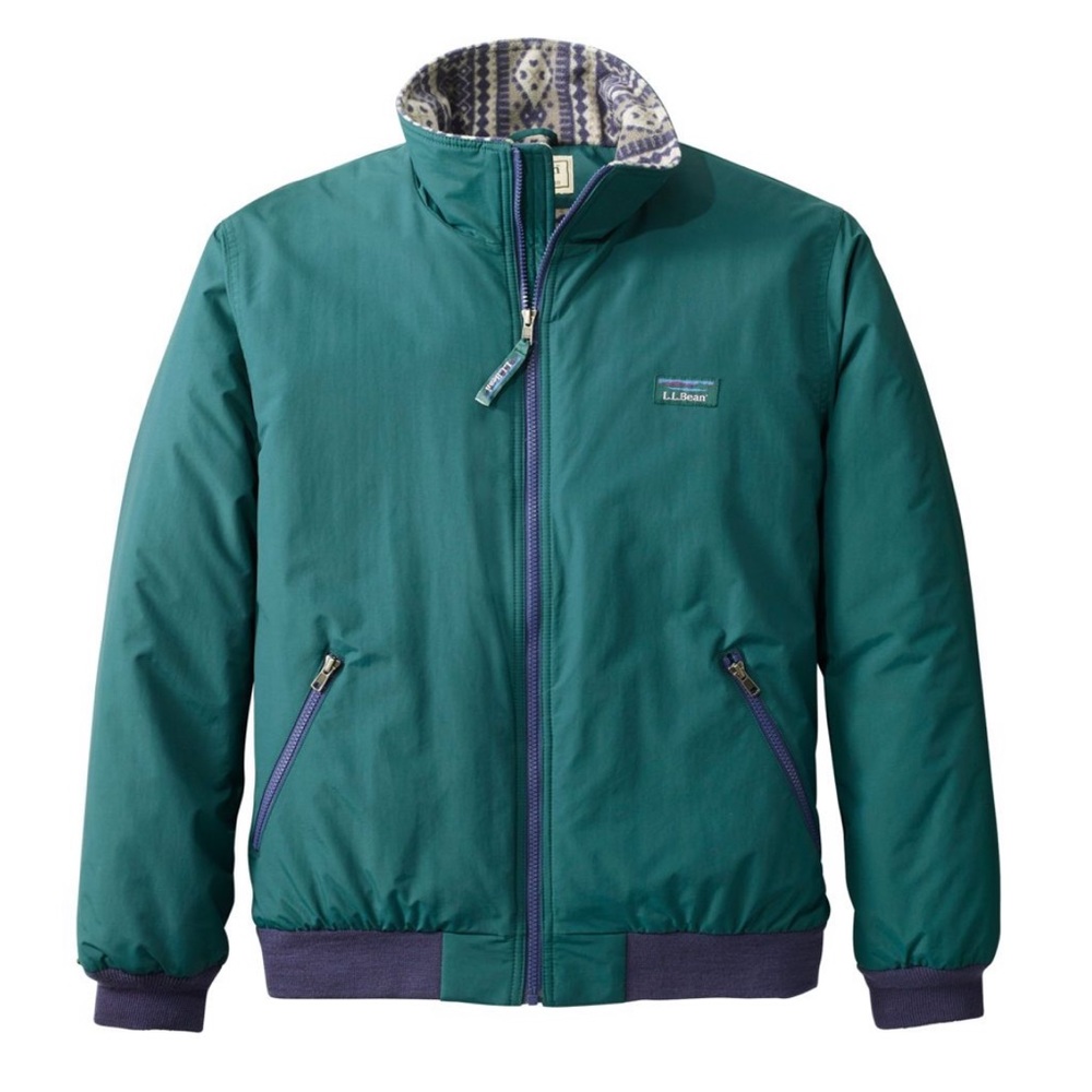 L.L Bean Men's Katahdin Warm-Up Jacket Large Tall